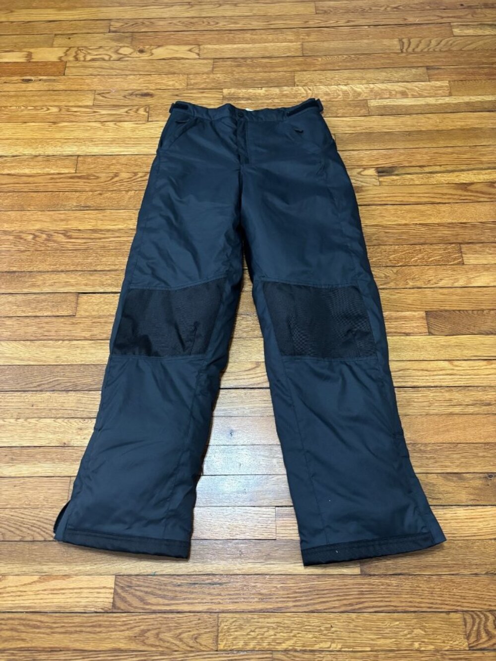 LL Bean Boys Snow Pants Youth Size 18 Black 32x32 Insulated Winter Ski Snowboard